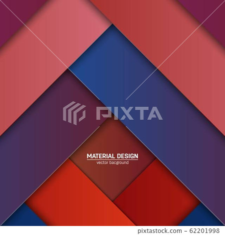 Vector material design background. Abstract creative concept layout template. For web and mobile app 62201998