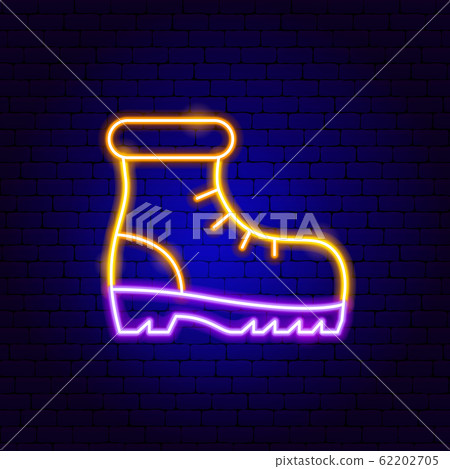 Hiking Boot Neon Sign 62202705