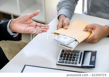 Bribery and corruption concept, bribe in the form 62204724