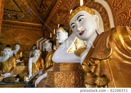 Kyaik Tan Lan or Kyaikthanlan Pagoda in Mawlamyine, Mon State, Myanmar 62206351