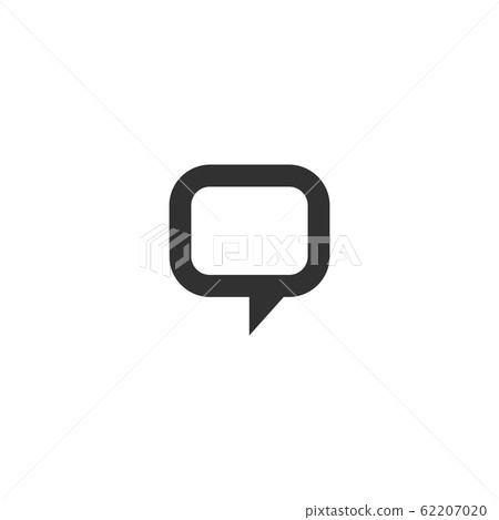 Speech bubble icon for web, apps etc. Stock Vector illustration isolated Speech bubble icon for web, apps etc. Stock Vector illustration isolated 62207020