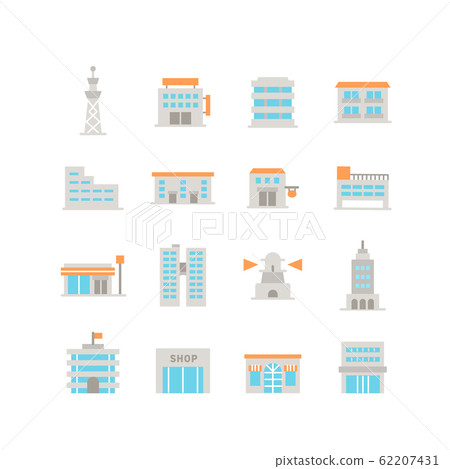 建築 大樓 圖標 62207431