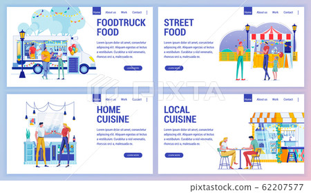 Home and Local Cuisine, Foodtruck and Street Food. 62207577