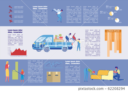 Furniture and Cleaning Agency Infographic, Slide.