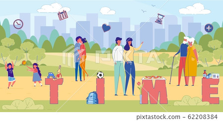 Spending Quality Time Together Word Concept Banner 62208384