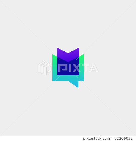 Letter M Chat Logo Template Vector Design Letter M Chat Logo Template Vector Design 62209032