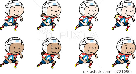 橄欖球世界兒童紅 62210903