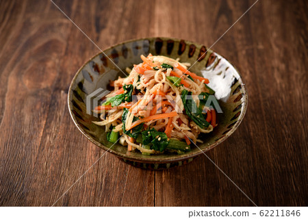 Cut dried radish and komatsuna namul 62211846