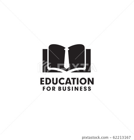 Education logo design with using book icon 62213167