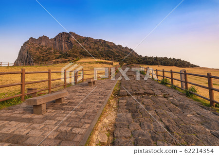 Jeju Island South Korea, nature landscape at Jeju Do Seongsan Ilchulbong 62214354