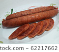 Chinese sausage and  Sliced Chinese sausage 62217662
