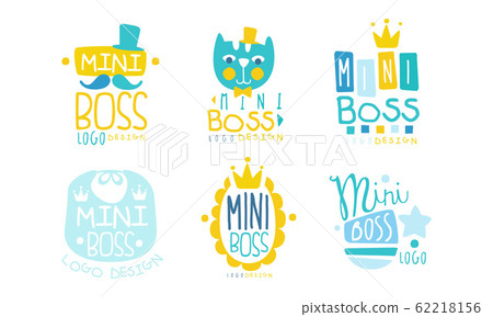 Premium Vector | Illustration abstract businessman boss logo design