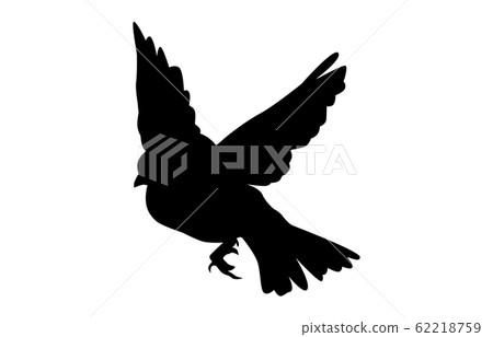 動物剪影鳥麻雀6 動物剪影鳥麻雀6 62218759