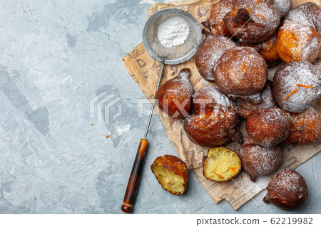 Homemade French doughnuts. 62219982