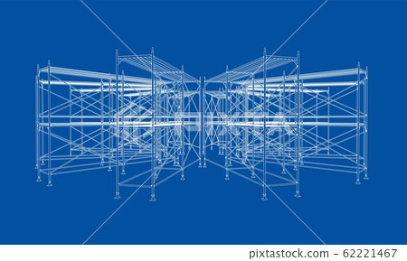 Drawing or sketch of a large shelves 62221467