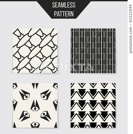 Abstract concept vector monochrome geometric pattern. Black and white minimal background. Creative Abstract concept vector monochrome geometric pattern. Black and white minimal background. Creative 62222844
