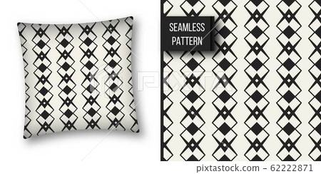 Abstract concept vector monochrome geometric pattern. Black and white minimal background. Creative Abstract concept vector monochrome geometric pattern. Black and white minimal background. Creative 62222871