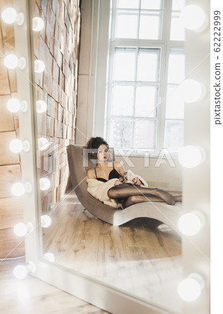 glamorous portrait of a chic lady 62222999