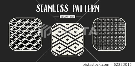Abstract concept vector monochrome geometric pattern. Black and white minimal background. Creative Abstract concept vector monochrome geometric pattern. Black and white minimal background. Creative 62223015