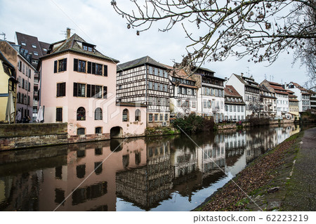 Water canal of Strasbourg, Alsace, France. Water canal of Strasbourg, Alsace, France. 62223219