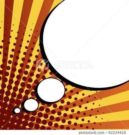 Abstract creative concept vector comic pop art style blank, layout template with clouds beams and 62224428