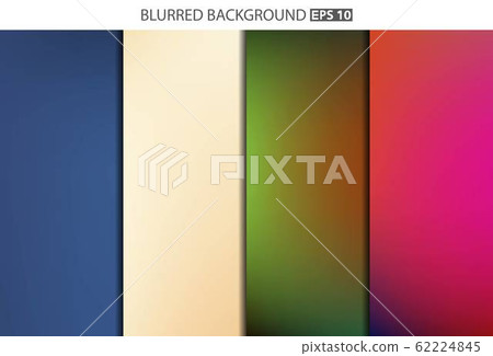 Abstract Creative concept vector multicolored blurred background set. For Web and Mobile 62224845