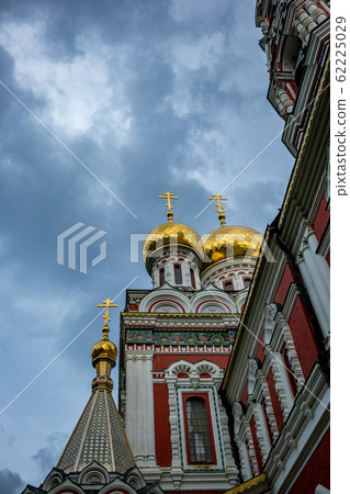 Golden cupola and crosses, Shipka church Golden cupola and crosses, Shipka church 62225029