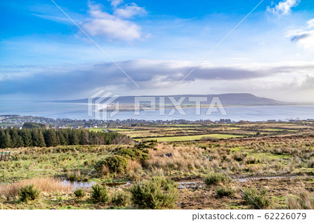 Magilligan Point in Northern Ireland seen from The Warren in Donegal - Ireland Magilligan Point in Northern Ireland seen from The Warren in Donegal - Ireland 62226079
