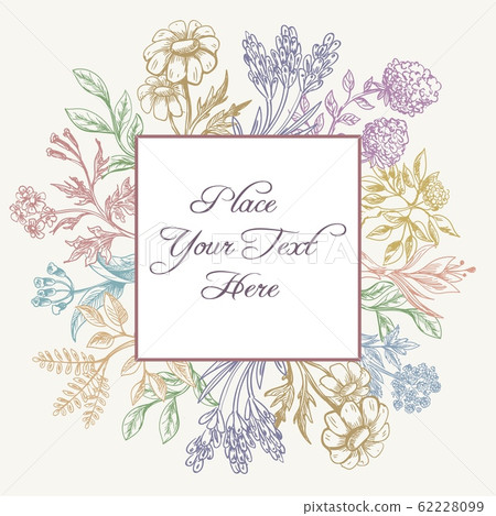 Medical herbs vintage frame Medical herbs vintage frame 62228099