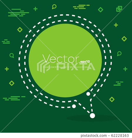 Abstract concept vector empty speech square... - Stock Illustration ...
