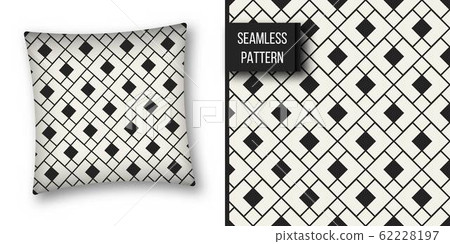Abstract concept vector monochrome geometric pattern. Black and white minimal background. Creative Abstract concept vector monochrome geometric pattern. Black and white minimal background. Creative 62228197