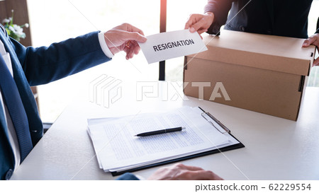 Employee businessman submit or sending resignation 62229554