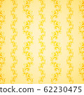 Wallpaper seamless golden pattern on light background 62230475