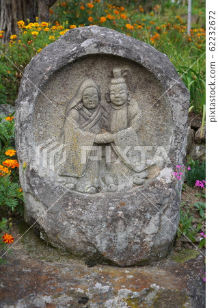 在昭和時期的JR Discover Japan的海報上成為日本最優秀的野倉夫婦的地藏(野倉夫婦的道宗人) 在昭和時期的JR Discover Japan的海報上成為日本最優秀的野倉夫婦的地藏(野倉夫婦的道宗人) 62232672