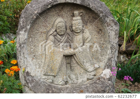 Nogura's couple Jizo, who became the best in Japan on the poster of JR Discover Japan in the Showa period (Nogura's couple Dosojin) 62232677
