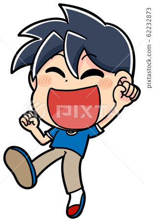 膽量構成可愛的孩子們插圖小學男孩 62232873