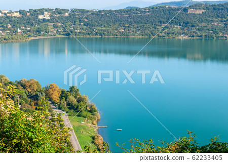 View of Lake Albano from the town of Castel View of Lake Albano from the town of Castel 62233405