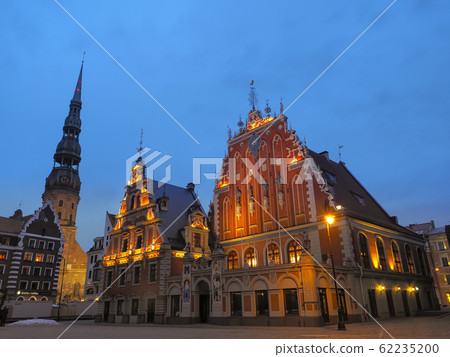Riga, Latvia Blackhead Hall, Town Hall Square, St. Peter's Church / Riga, Latvia 62235200