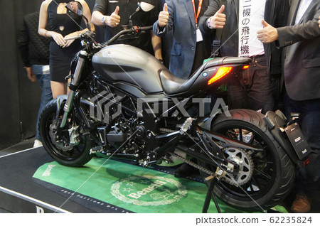 KUALA LUMPUR, MALAYSIA -NOVEMBER 26, 2018: BENELLI motorcycle in the huge showroom. BENELLI motorcycle is originally made in Italy but now manufactured by China. KUALA LUMPUR, MALAYSIA -NOVEMBER 26, 2018: BENELLI motorcycle in the huge showroom. BENELLI motorcycle is originally made in Italy but now manufactured by China. 62235824