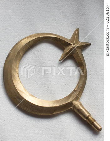 Ottoman crescent icon.  Islamic crescent symbol 62236157