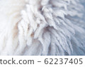 White wool texture background, cotton wool, white 62237405