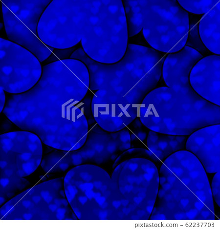 Love, Valentine day and heart background design. Illustration concept of positive emotional, mental states of humanity. For your celebrating of any kind of love, wedding or couple, passion. 62237703