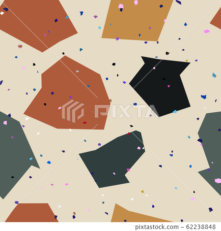 Terrazzo seamless pattern with mosaic stones, Terrazzo seamless pattern with mosaic stones, 62238848