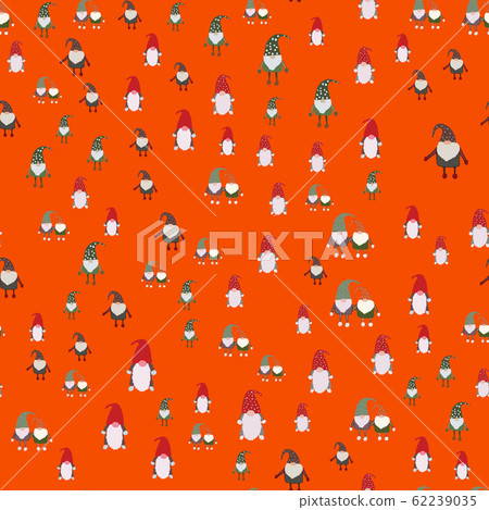 Seamless pattern with Christmas scandinavian Seamless pattern with Christmas scandinavian 62239035