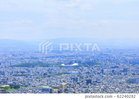 Osaka, early summer cityscape, Nagai Athletic Field Osaka, early summer cityscape, Nagai Athletic Field 62240282