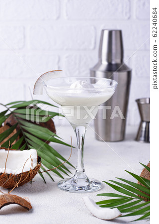 Coconut Margarita cocktail with ice cream Coconut Margarita cocktail with ice cream 62240684
