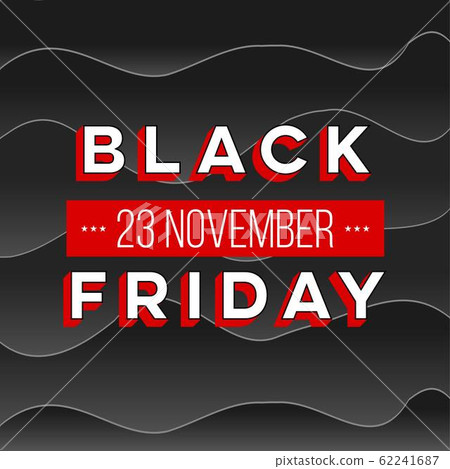 Abstract vector black friday sale layout... - Stock Illustration ...