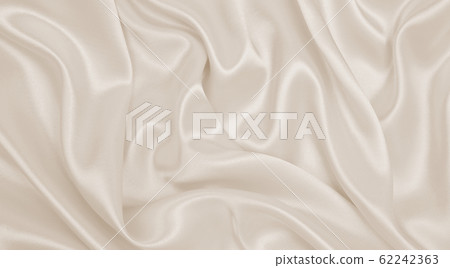 Smooth elegant golden silk or satin luxury cloth 62242363