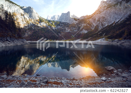 beautiful mountain lake beautiful mountain lake 62242827