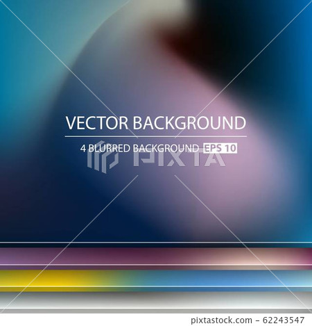 Abstract Creative concept vector multicolored blurred background set. For Web and Mobile Abstract Creative concept vector multicolored blurred background set. For Web and Mobile 62243547